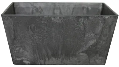 Produktbild von Steege Pflanzgefas - schwarz - rechteckig - 12 x 25 x 12 cm