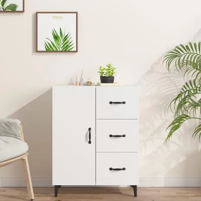 Obrázok produktu pre vidaXL Príborník biely 69,5x34x90 cm odvodený výrobok z dreva