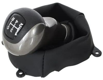 Immagine prodotto di Honda Civic VIII 2005 - Pomello del cambio a 5 marce grigio-nero + manopole del cambio nere con cornice