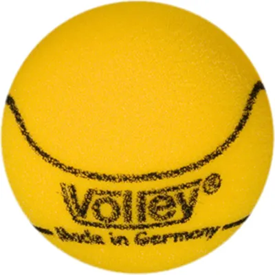 Produktbild von VOLLEY Schaumstoffball unbeschichtet, Ø 9 cm, gelb