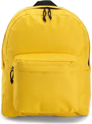 Produktbild von Rucksack Basic | 33 x 41 x 19 cm - Farbe: Yellow - Größe: 33 x 41 x 19 cm