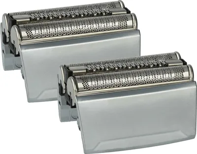 Produktbild von vhbw 2x Ersatz-Scherköpfe kompatibel mit Braun 5090cc (5748 / 5749) Elektrorasierer, Silber