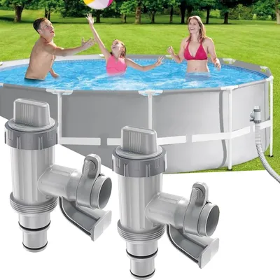 Immagine prodotto di Valvola di sfiato per piscine fuori terra - Valvola di intercettazione per pompe filtro 2-in-1
