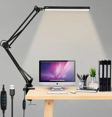 Produktbild von TolleTour LED Schreibtischlampe Tischlampe dimmbar  Leselampe flexibel  Buerolampe Farb 10W