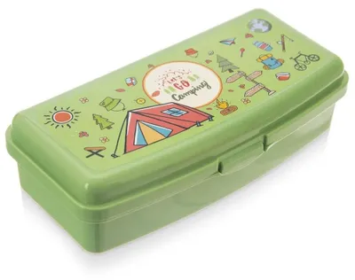 Productafbeelding van Ontbijtcontainer - Opbergdoos - 500 ml - Kunststof - Groen