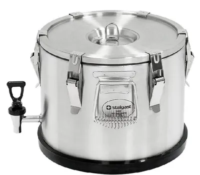 Produktbild von Thermobehälter Aus Rostfreiem Edelstahl, 15 Liter, Mit Ablasshahn
