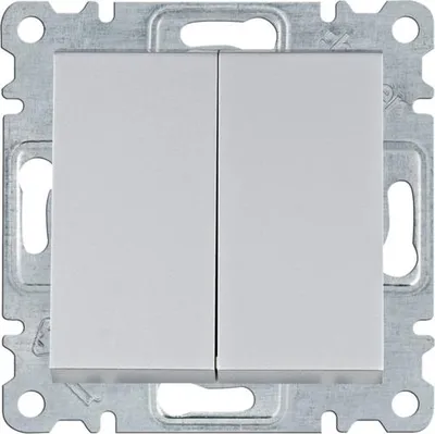 Produktbild von HAGER lumina Serienschalter silber WL0042