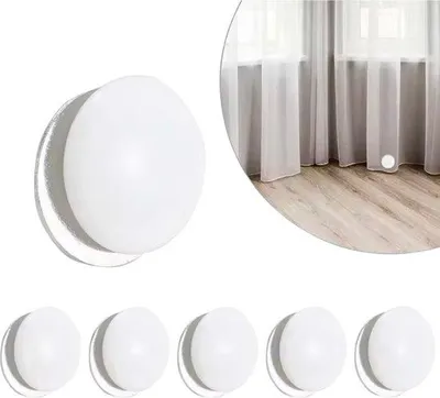 Image de Supports magnétiques pour douches de salle de bain - Aimant - Blanc - Lot de 8