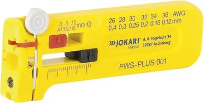 Immagine prodotto di Jokari 40025 PWS Plus 002 Wire stripper Suitable for PVC-coated wires, PTFE wires 0.25 up to 0.80 mm