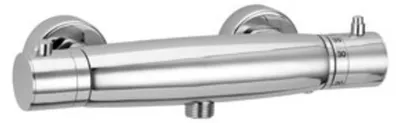 Produktbild von Demm Duschthermostat Aufputz Abgang nach unten chrom 500 x 5038, 13460.002.C