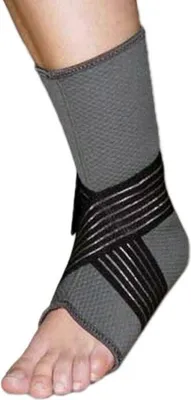 Produktbild von Krafwin Neoprene Knöchelbandage Grau M Grau M