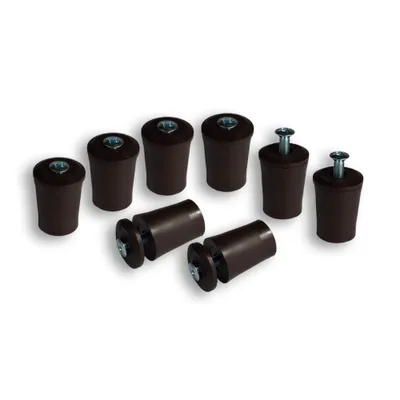 Produktbild von 8 x INOVATEC Rollladen Anschlagstopper 28 mm braun
