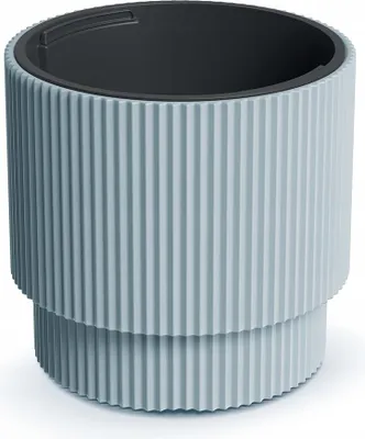 Produktbild von Blumentopf MILLY mit Einsatz hellgrau 29,9 x 30 cm