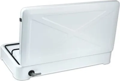 Productafbeelding van Ravanson K-03TB, Zwart, Wit, Werkblad, 60 cm, Gas, 3 zones, 3 zones