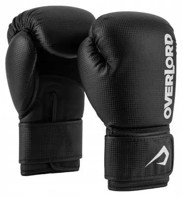 Obrázek produktu pro Overlord Polyamid boxerské rukavice černé 8 oz