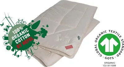 Produktbild von HEFEL Bettdecke Bio Wool Winterdecke Double 100% Schafschurwolle (kbT) 465 g/m²200 x 200 cm