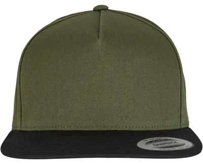 Imagen del producto de Gorra Flexfit Classic de 5 paneles, color verde, para hombre, color verde, talla única