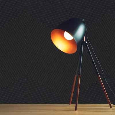 Obrázok produktu pre TADESSI tapeta grafická Noan M1-No.1363 netkaná tapeta čierna geometrická moderná obývacia izba spálňa kuchyňa