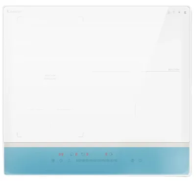 Immagine prodotto di Piano cottura a induzione, 60 cm, 6800 W, 230 V, 3 zone di cottura, comando completamente a sfioramento