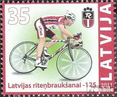 Produktbild von Briefmarken Lettland 2011 Mi 814 (kompl.Ausg.) postfrisch Radsport