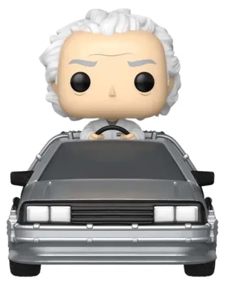 Immagine prodotto di Funko Pop! Rides Deluxe - Doc z DeLoreanem z Powrotu do Przeszłości Figurki