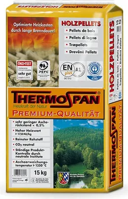 Produktbild von Thermospan Holzpellets 6 mm  15kg