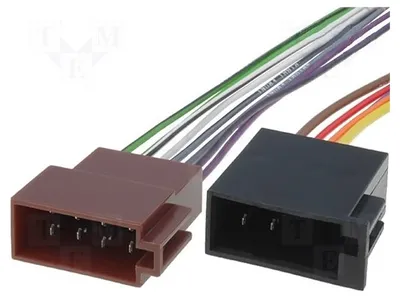 Produktbild von 1x ISO-Buchse,Kabel PIN: 13(5 8) ISO-Stecker und -Buchsen