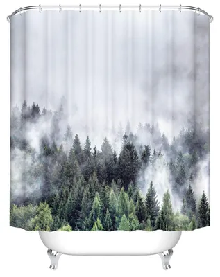 Produktbild von Wasserabweisender Duschvorhang mit Anti-Schimmel