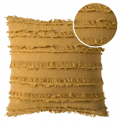 Produktbild von DOMAREX Kissenbezug 45x45 Boho Baumwolle mit Fransen