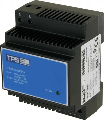 Produktbild von TPS060-GP24V Schaltnetzteil, Hutschienen-Netzteil 24V