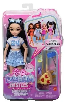 Immagine prodotto di Barbie Dream Besties JMV19, bambola alla moda, per bambine, dai 4 anni, altezza: 298 mm, multicolore