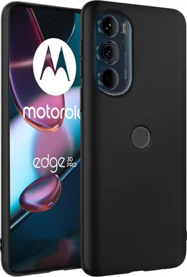 Immagine prodotto di Custodia in silicone per Motorola Edge 30 Pro Custodia protettiva nera opaca Backcover del telefono cellulare