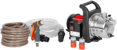 Produktbild von Pumpe Strend Pro Garden MJP1000, INOX, 1000W, 57 l/min, Gartenpumpe, Komplettset
