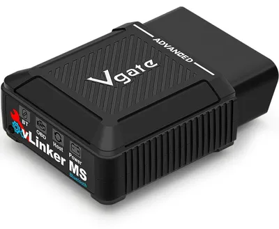 Obrázok produktu pre Vgate vLinker MS Bluetooth OBD2 – profesionálny diagnostický adaptér pre vozidlá, kompatibilný s iOS, Android a Windows, podporuje FORScan, BimmerCode, programovanie ECU