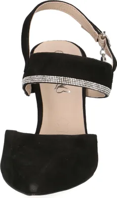 Produktbild von Caprice Damen Slingpumps Leder spitze Form High Heel Pumps 9-29601-42, Größe:37.5 EU, Farbe:Schwarz