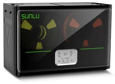 Filamenttrockner S4, 4 Spulen, 350W PTC, 70°C, Schwarz