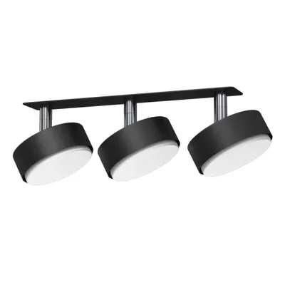 Immagine prodotto di Lampada da incasso nera a triplo faretto orientabile 3xGX53 9W DROP 3262 Brosline
