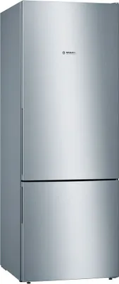Produktbild von BOSCH KGV58VLEAS - Kombinierter Kühlschrank - 500 l (376 l + 124 l) - Frostarme Kälte mit großer Kapazität - A ++ - L 70 x H 191 cm - Edelstahl