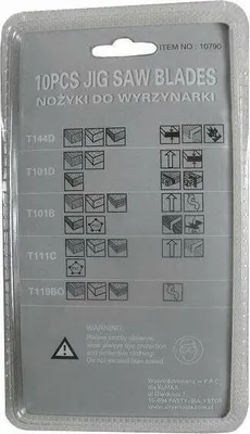 Produktbild von STICHSÄGEBLÄTTER 10 Stück / SILBER