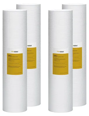 Sedimentfilterpatrone 20" x 4,5", 1 Mikron, 4er-Pack