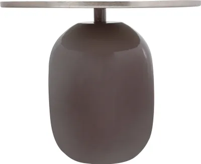 Produktbild von Beistelltisch Esmeralda Deco 500 Grau / Silber