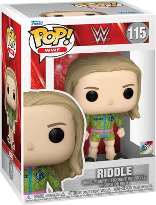 Imagen del producto de Funko WWE POP! Figura de vinilo de Riddle, 9 cm