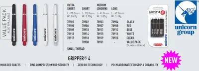 Produktbild von Unicorn Gripper 4 Shaft - m/black -- 1 Satz