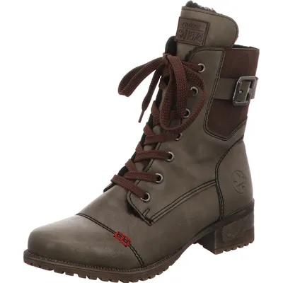 A single boot is shown against a white background.