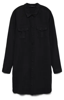 Obrázok produktu pre Vero Moda 10206339_2161_41, Žena, Tričkové šaty, Čierna, XXL, 1 kusov, Dark colours to be washed separately, Line drying