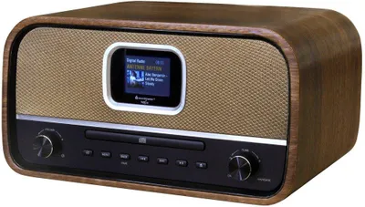 Obrázok produktu pre Soundmaster DAB970BR, Čierna, Drevo, 1 disky, Podávač, 30 W, DAB+, FM, CD, CD-R, CD-RW