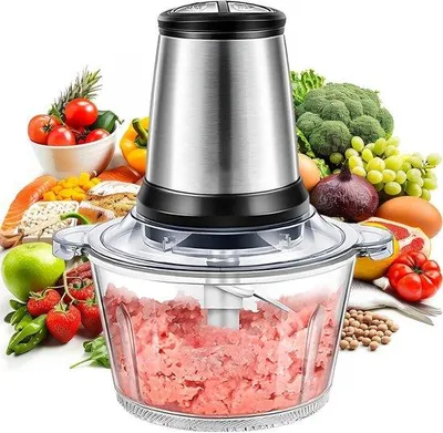 Obrázek produktu pro Elektrický mlýnek se 2 rychlostmi na dětskou výživu, salsu a ovoce