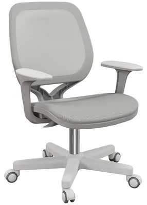 Produktbild von Bš¹rostuhl. Ergonomisch Schreibtischstuhl mit Drehfunktion. H?henverstellbar 55 x 48 x 82.5-94.5 cm Grau