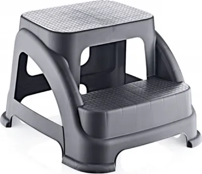 Produktbild von 2-stufige Tritthocker Kinder Anti-Rutsch Trittschemel Hocker Badhocker