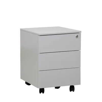 Produktbild von Gürkan Rollcontainer lichtgrau 3 Auszüge 39,0 x 59,0 x 55,0 cm